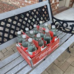 Vintage Coca-Cola Liter Bottles 