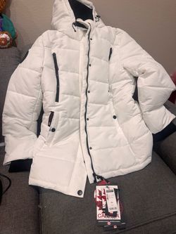 Canada Weathergear White Puffer Jacket XL