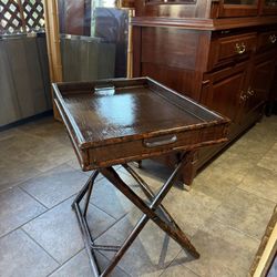 Bamboo Fold Up Tray Table 