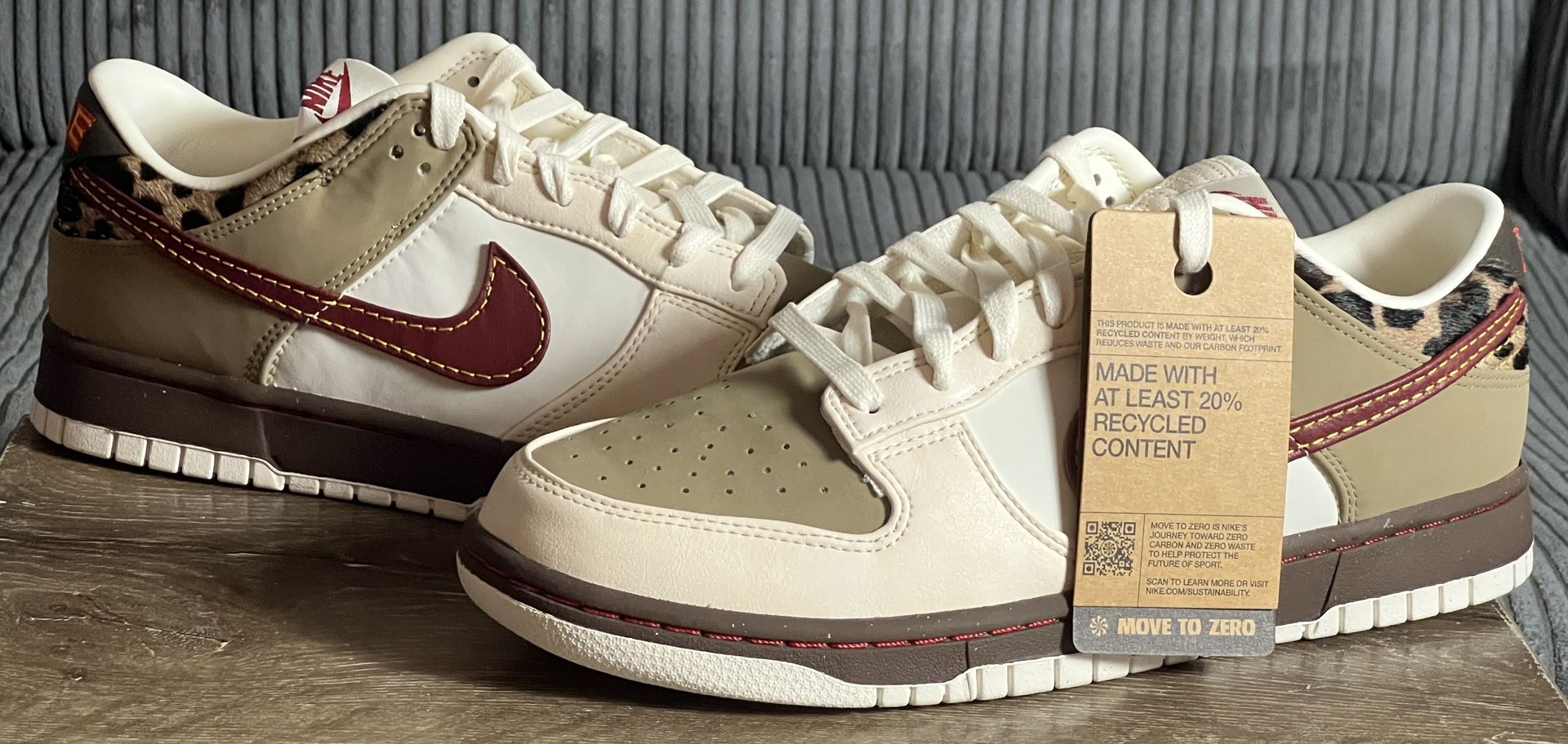 Nike Dunk Low Khaki Team Red W | Size 10.5W / 9M | IM6687-262 (2025) NEW