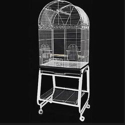 *OPEN BOX* Kings Cages SLT 101 Small Parrot Cage 55X22X16 GREY/SILVER