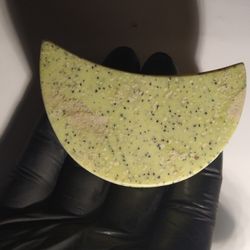 Yellow Serpentine Stone Moon 
