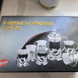 FRENCH PRESS 7 PCS set.