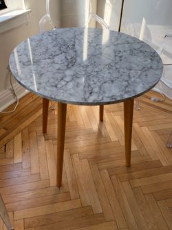 Dining Table Faux Marble