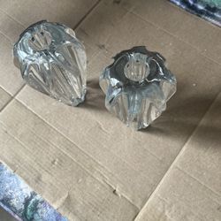 Vintage Royal Gallery Solid Crystal Candle Holder