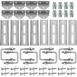 TENGBASE PCS 8" Boat Trailer Bunk Brackets,