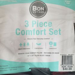 Travel Pillow ,Blanket , And Mask