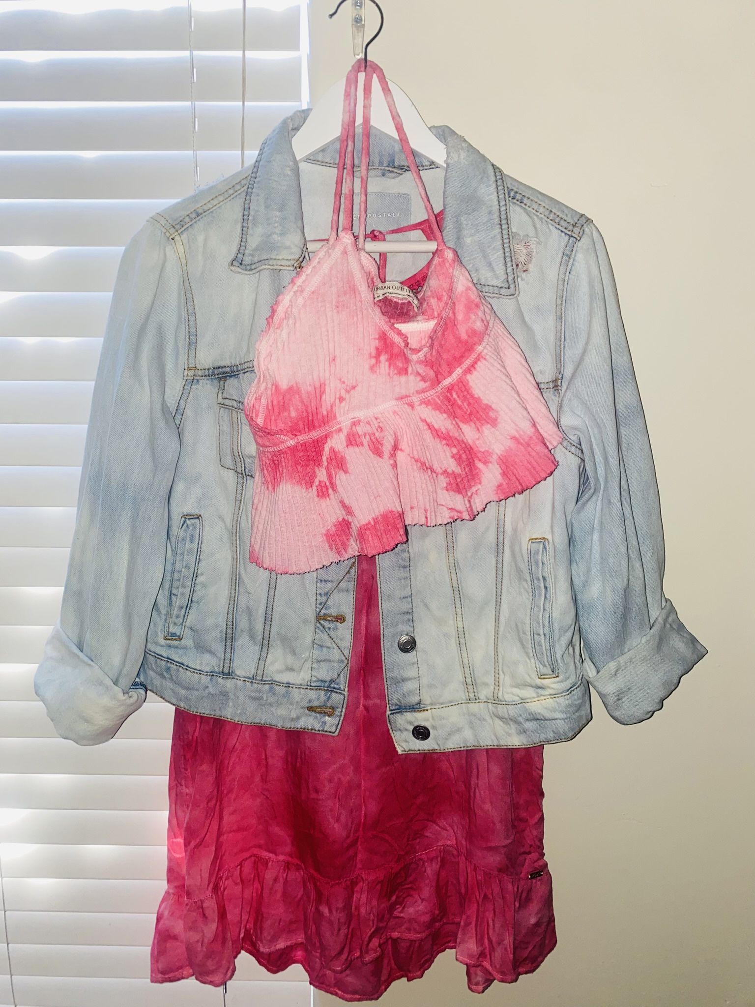 Hand Died Jacket, Shirt, Dress