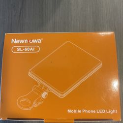 60 LED High Power Rechargeable Clip Fill Video