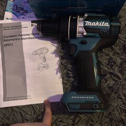 Makita 18v Cordless Hammer Driver Drill 