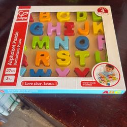 Wooden Hape Alphabet Puzzle