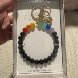 New Twelve Multicolored Key Chain Bracelet 