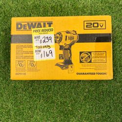 Dewalt ATOMIC 20V MAX Cordless Brushless 1/2 in. Variable Speed Impact Wrench (Tool Only)
