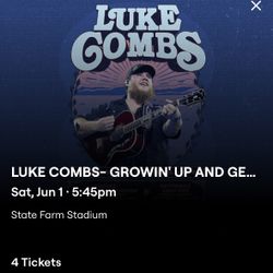 Luke Combs - Sat, June 1st (Phoenix)