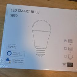 LED Smart Bulbs 4pk