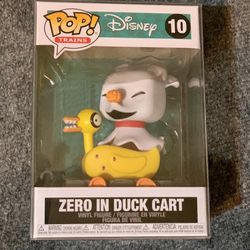 Disney Funko Pop Zero In Duck Cart 