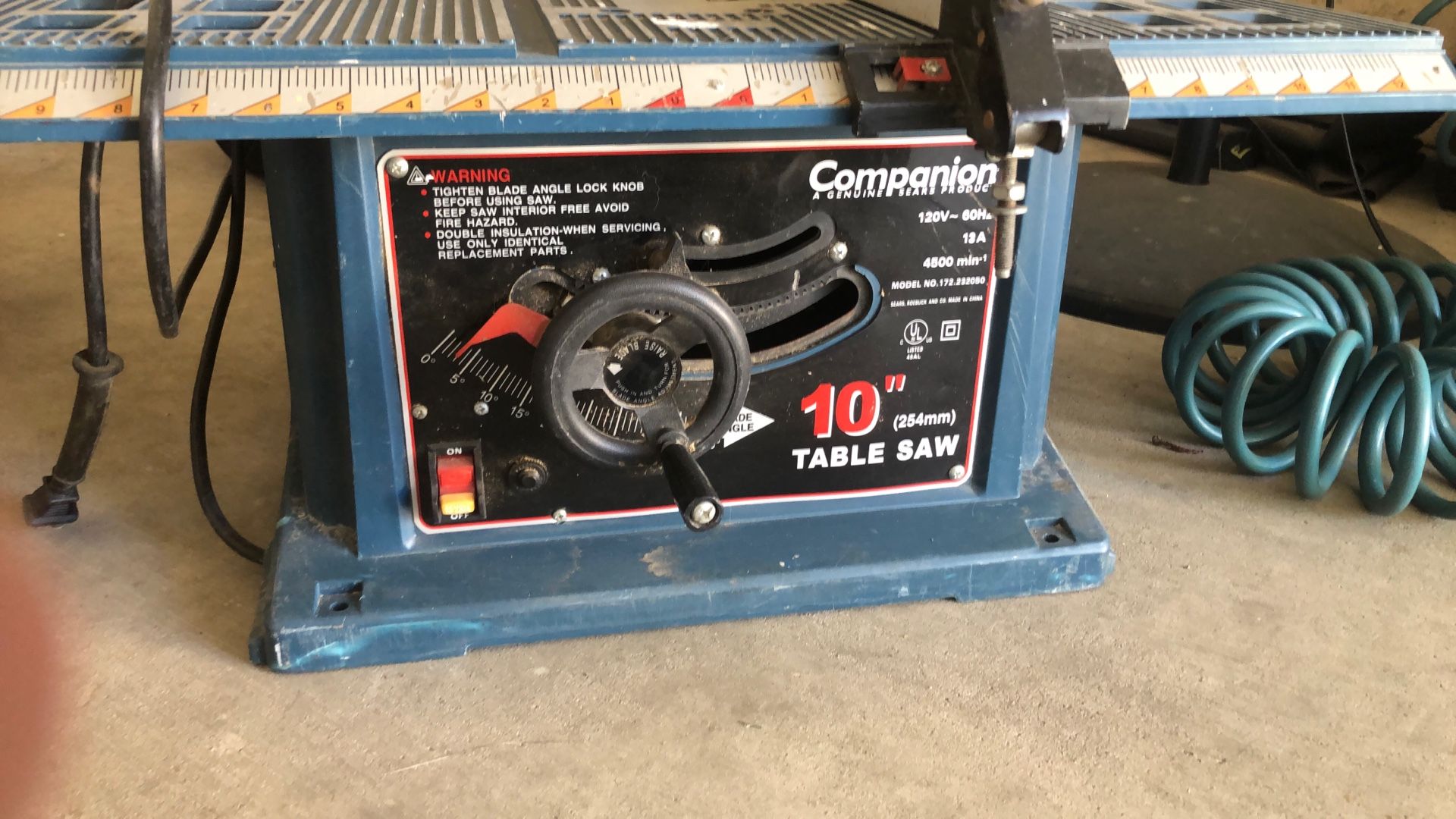 Companion 10” Table Saw