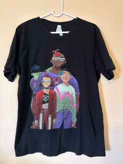 Gorillaz 2022 North America Tour T-Shirt Large – Official Band Concert Tee