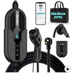 New Level 2 Electric Vehicle (EV) Charger(WIFI APP/Plug-play), 32A, 25ft