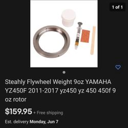 Steahly 9oz Flywheel Weight For Yz450f 2011 To 2017
