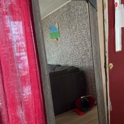 Gray Border Full body Length Mirror