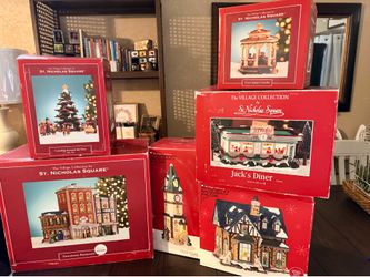 Christmas village set