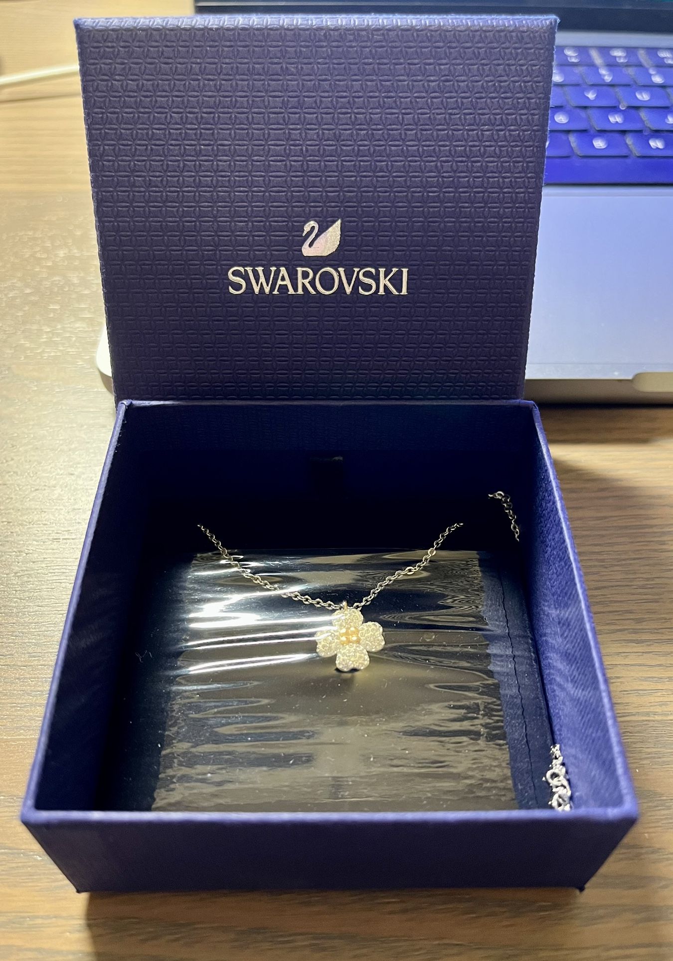 Swarovski Flower Pendant Necklace
