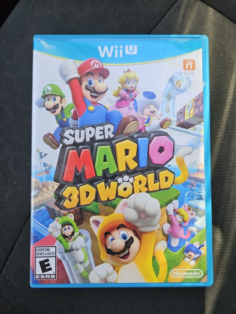 Nintendo Wii U Super Mario 3D World Video Game Complete