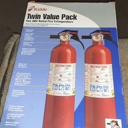 Kidde Twin Value Pack Fire Extinguishers