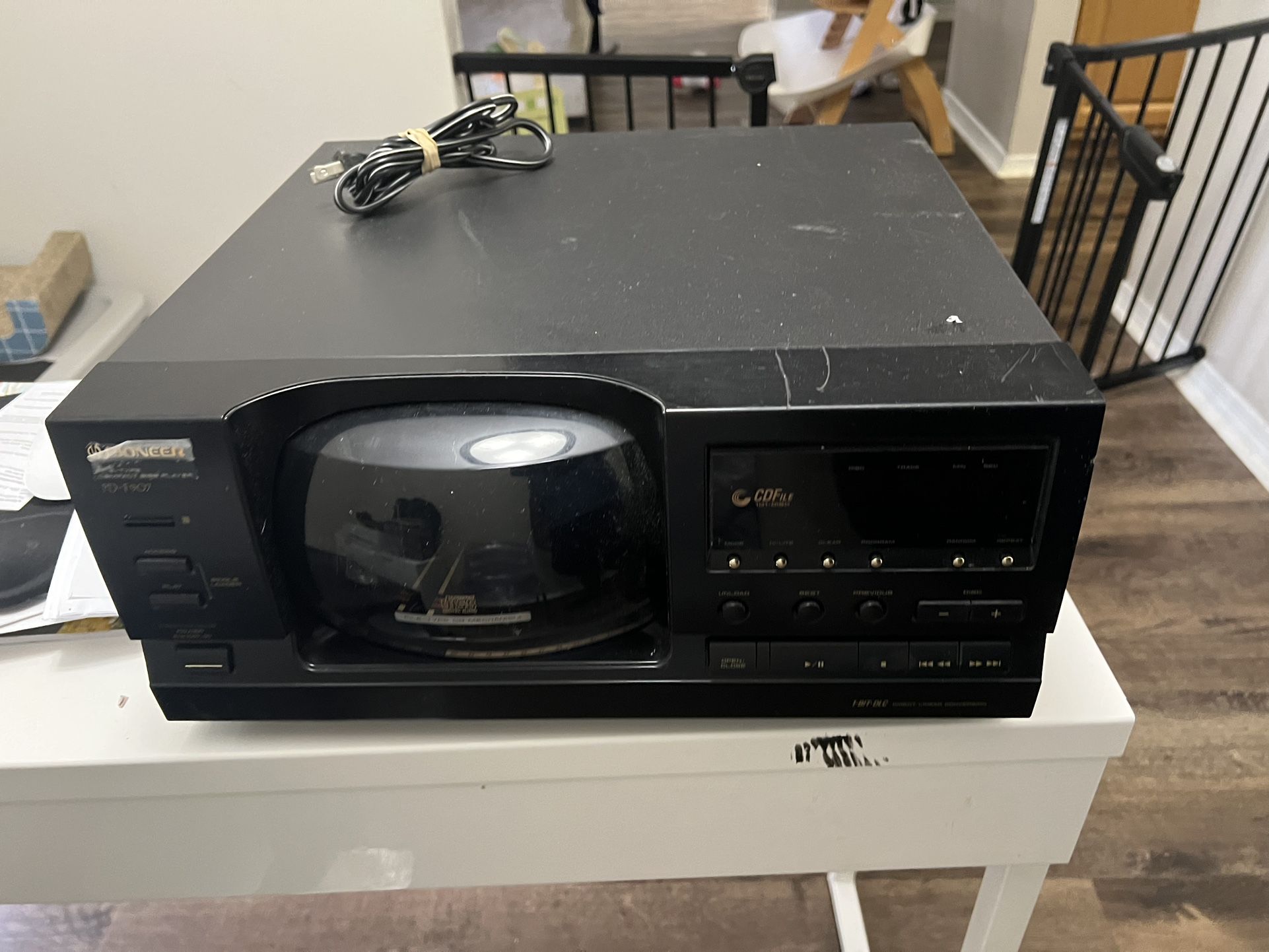 Pioneer PD-F907 File Type 101 Carousel CD Disc Changer
