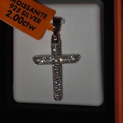 Moissanite Cross