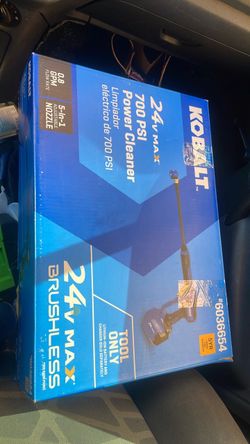 Kobalt 24V Max 700 PSI Brushless Power Cleaner