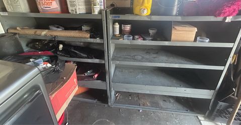 Shelf for a van