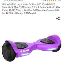 Gotrax Lil CUB Hoverboard for Kids, 6.5" Wheels & LED Front Light, Max 2.5 Miles and 6.2mph