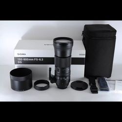Sigma Ef Mount 150-600mm Lens