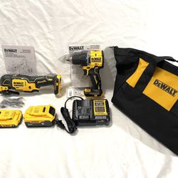 Brand New Dewalt 20V Brushless, Multitool, And Drill Driver Tool Set. Read  Description