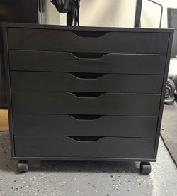 Ikea Alex drawer unit on casters