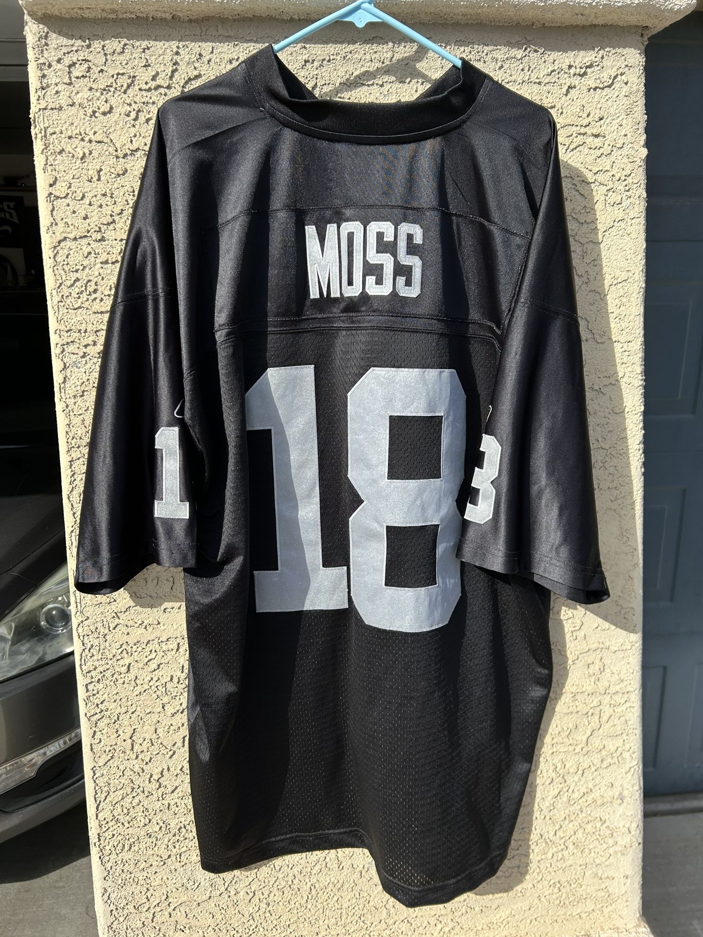 Vintage Oakland Las Vegas Raiders Randy Moss Jersey Large Mens Reebok Authentic