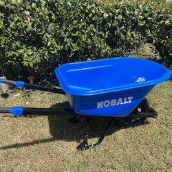 Kobalt 7-cu ft 1 Wheel High-density Poly Wheelbarrow, New 