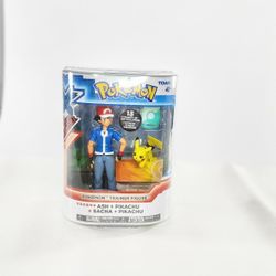 TOMY Pokemon XY Ash Ketchum & Pikachu Action Figure 
