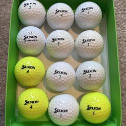 1 Dozen Of Srixon Golf Balls