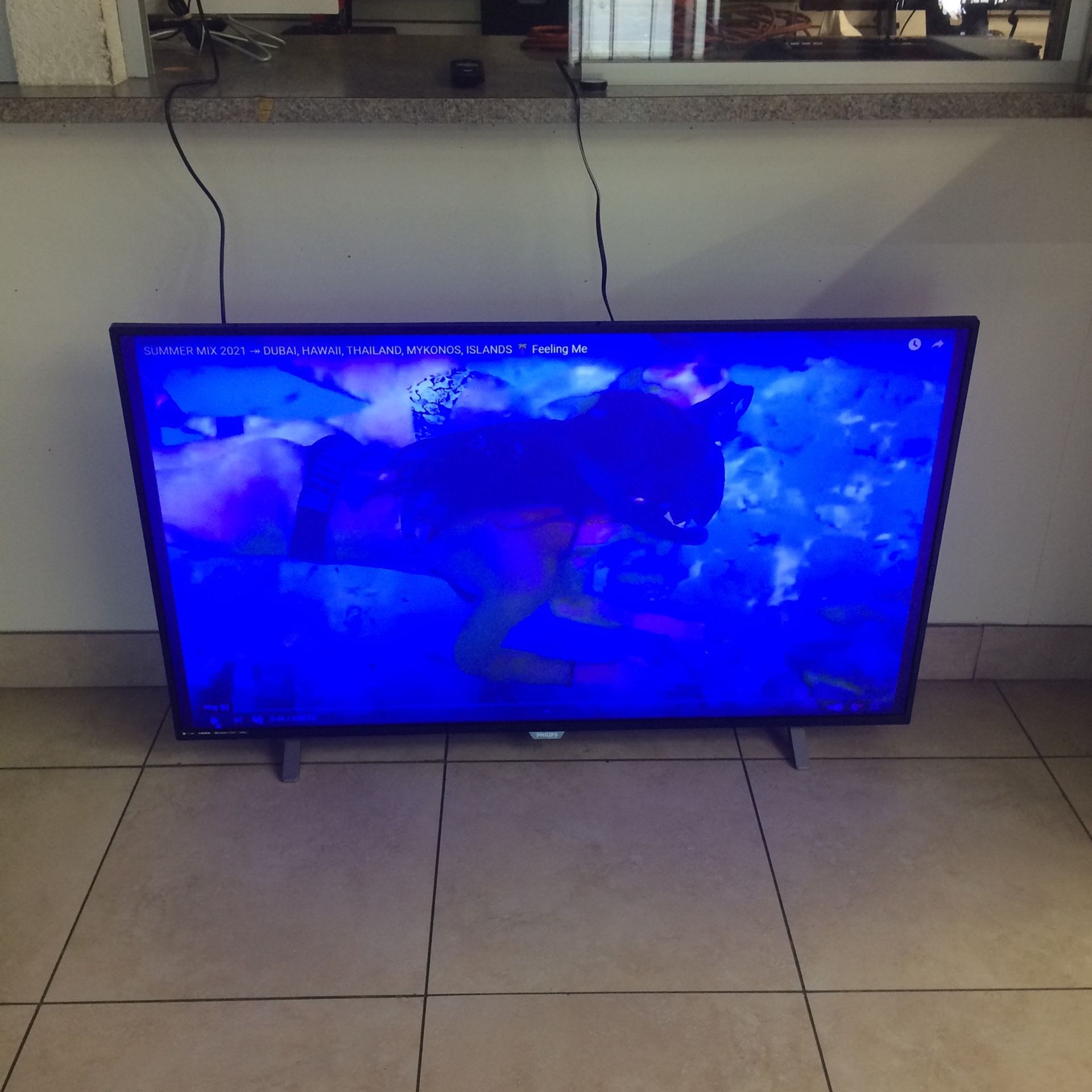 Philips 55” Class 4K 2160p Chromecast Smart LED TV 55PFL5922/F7