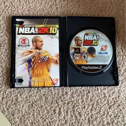 NBA 2K10 (PS2) W/ Manual