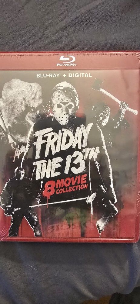 Friday The 13th Blue Ray 8 Film Set Brand New