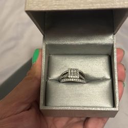 Engagement Ring and Band