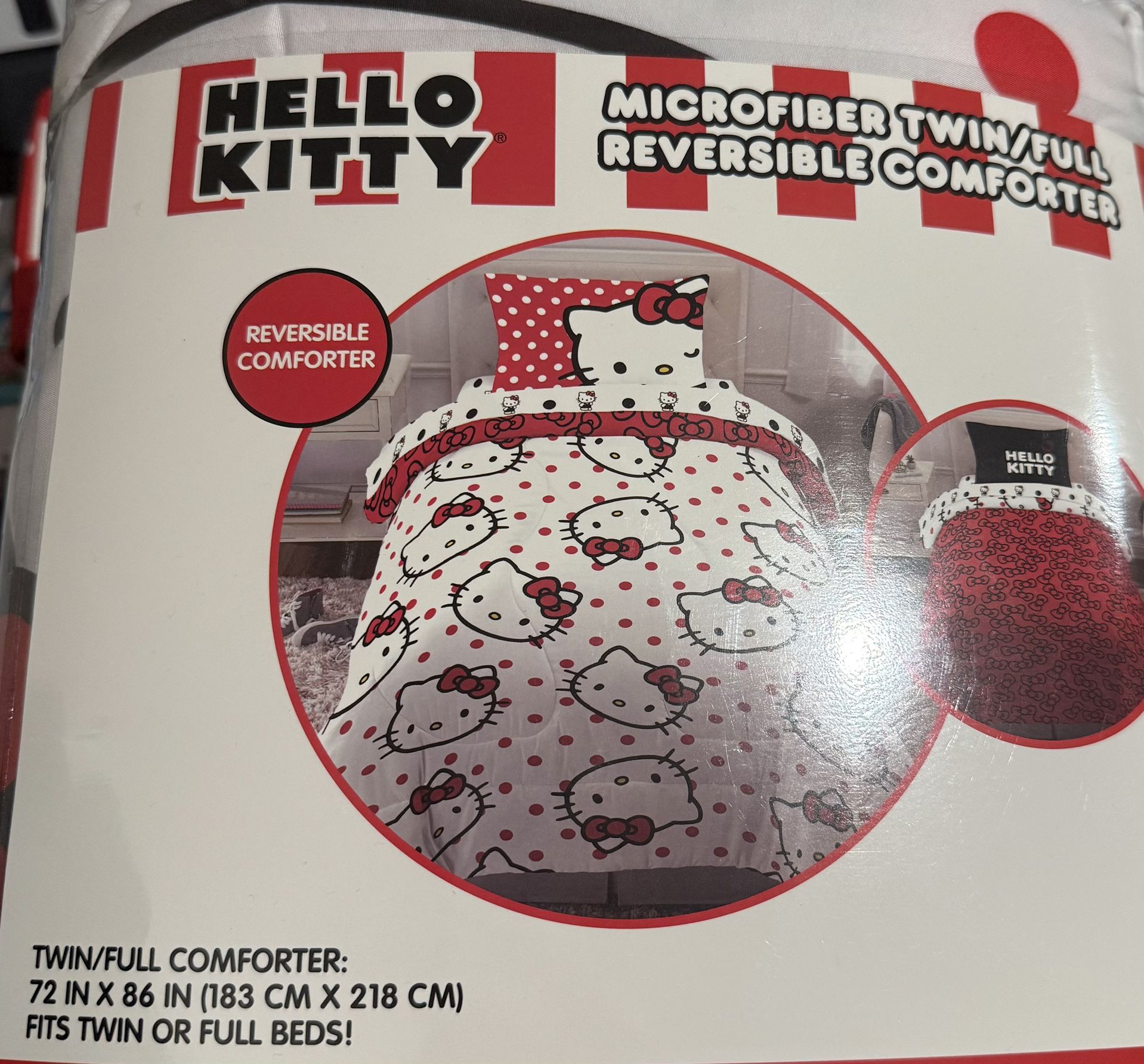 Hello Kitty Reversible Comforter 