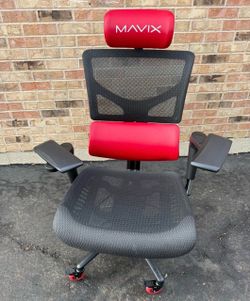 Mavix Gaming Chair Black and Red