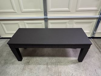Dark brown coffee table or TV stand