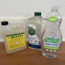 Three Hand & Dish Soaps