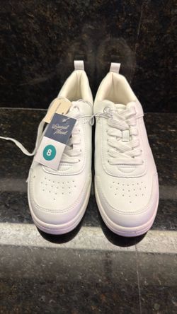 White sneakers